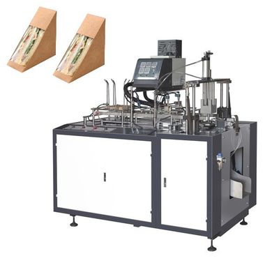 دستگاه ساخت جعبه غذای کاغذی 4KW با عملکرد آسان کارایی بالا